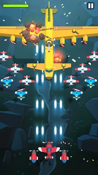 Burning Sky: Aircraft Combat (Бернинг Скай)  [МОД Menu] Screenshot 5