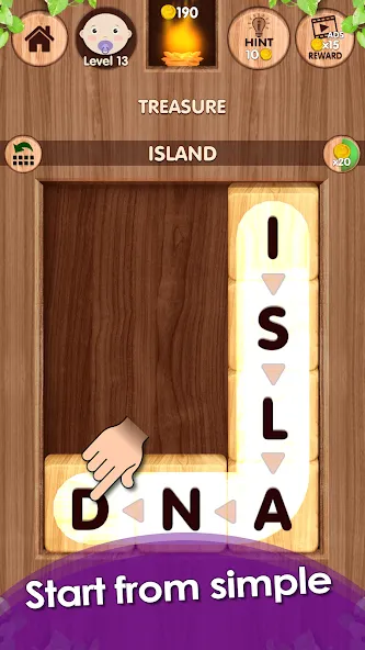 Falling Word Games - Addictive (Фоллинг Уорд Геймс)  [МОД Меню] Screenshot 3