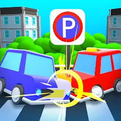 Взломанная Parking Jam 3D (Парковочный затор 3D)  [МОД Все открыто] - стабильная версия apk на Андроид