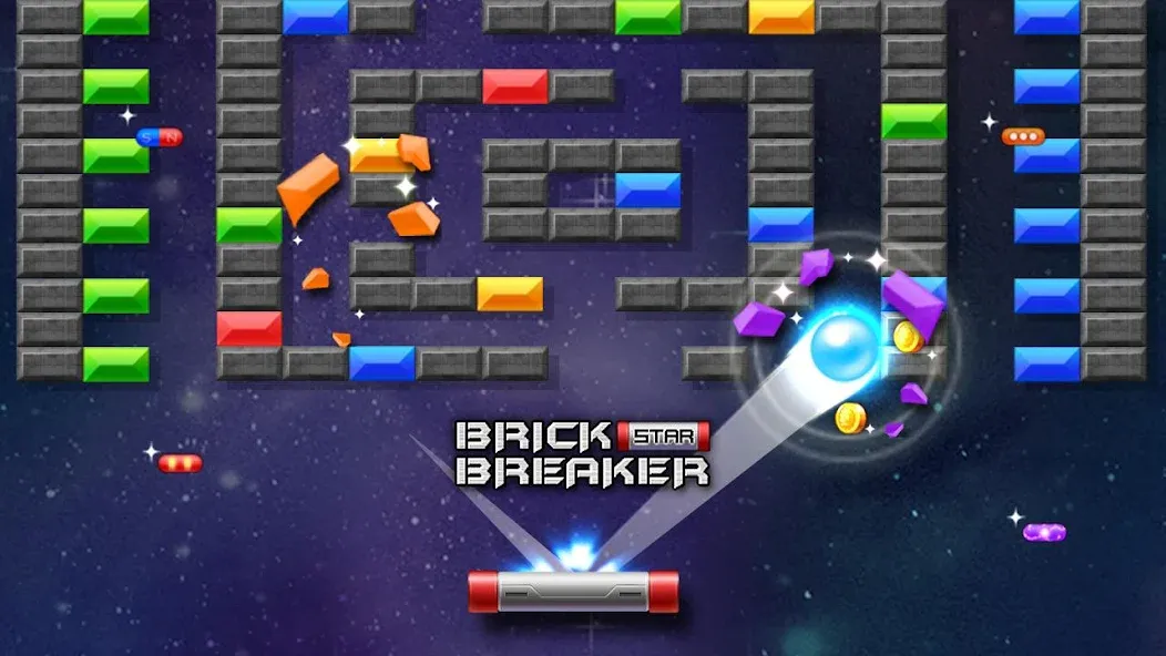 Brick Breaker Star: Space King  [МОД Все открыто] Screenshot 3