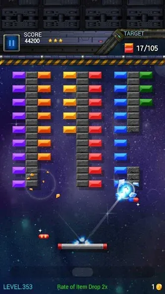 Brick Breaker Star: Space King  [МОД Все открыто] Screenshot 4