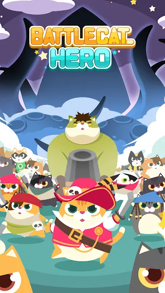 Battle Cat Hero (Баттл Кэт Герой)  [МОД Бесконечные деньги] Screenshot 1