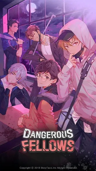 Dangerous Fellows:Otome Dating  [МОД Все открыто] Screenshot 1