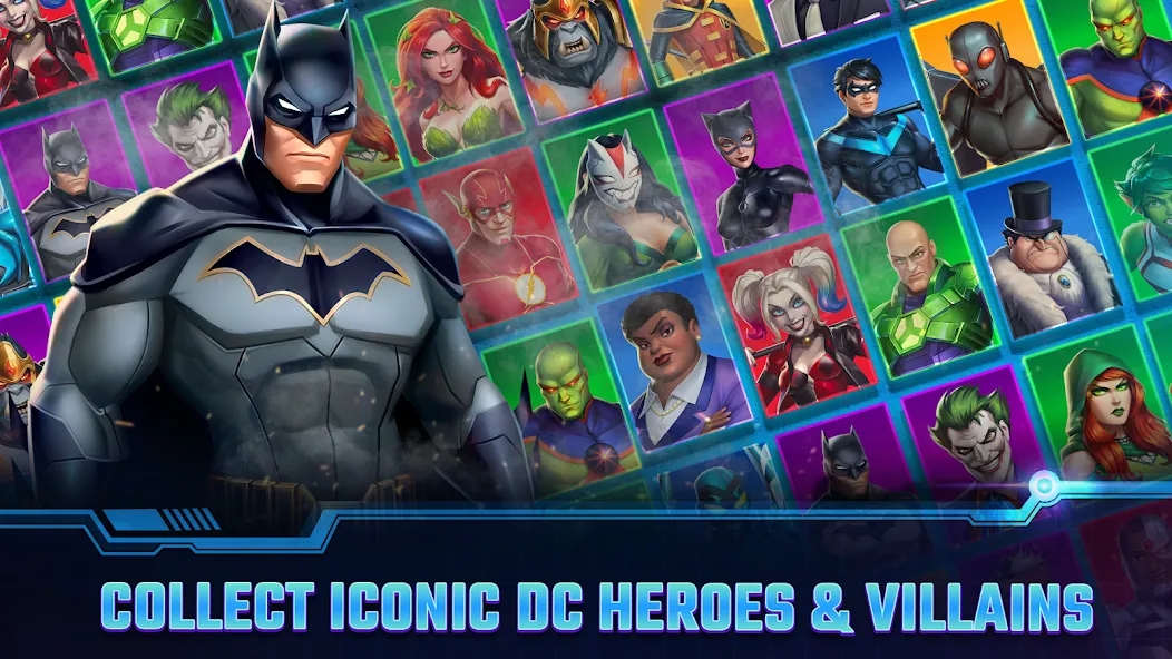 DC Heroes & Villains: Match 3  [МОД Mega Pack] Screenshot 1