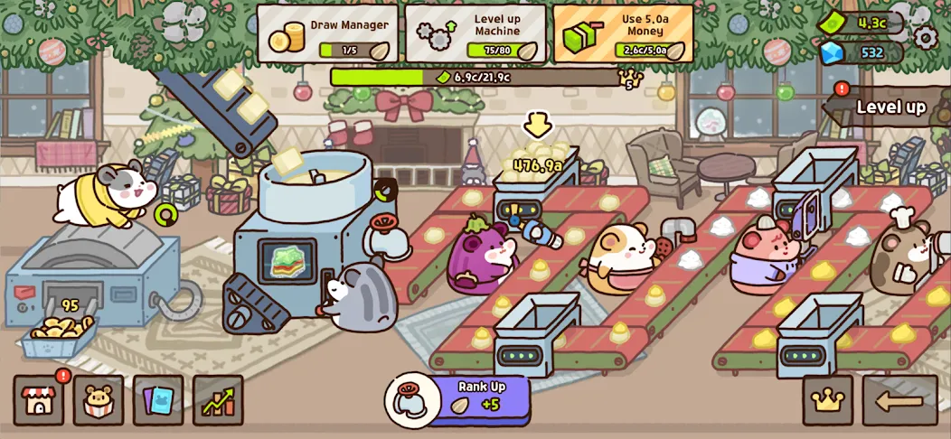 Hamster Cookie Factory  [МОД Все открыто] Screenshot 5