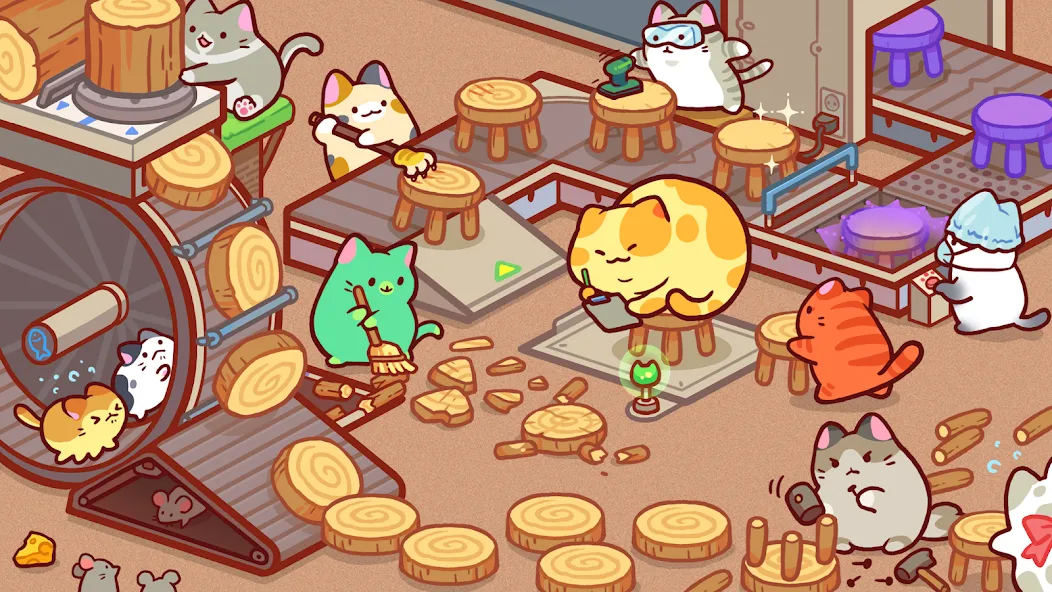 Kitty Cat Tycoon (Китти Кэт Тайкун)  [МОД Menu] Screenshot 1