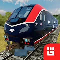 Скачать взломанную Train Simulator PRO USA (Трейн Симулятор ПРО США)  [МОД Меню] - полная версия apk на Андроид