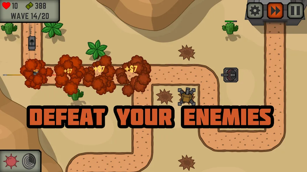 Tactical War: Tower Defense  [МОД Menu] Screenshot 5