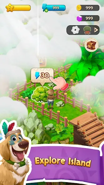 Island Adventure Jungle  Blast (Марбл Пазл)  [МОД Много монет] Screenshot 4