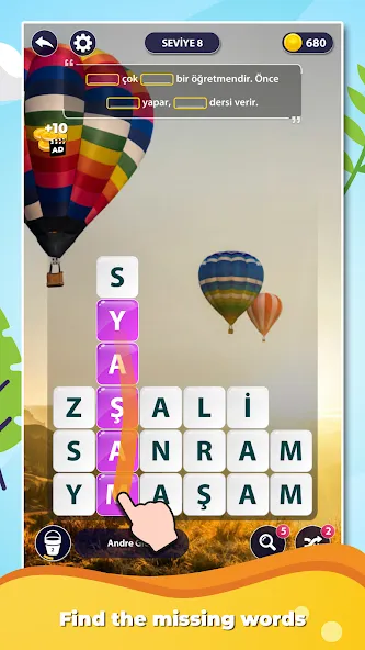 Word Surf: Inspire (Ворд Серф)  [МОД Много денег] Screenshot 1