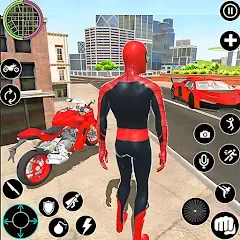 Взлом Flying Spider Rope Hero Fight (Флайинг Спайдер Роп Хиро Файт)  [МОД Меню] - стабильная версия apk на Андроид