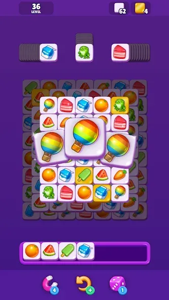 Tile Match - Matching Game (Тайл Матч)  [МОД Unlimited Money] Screenshot 3