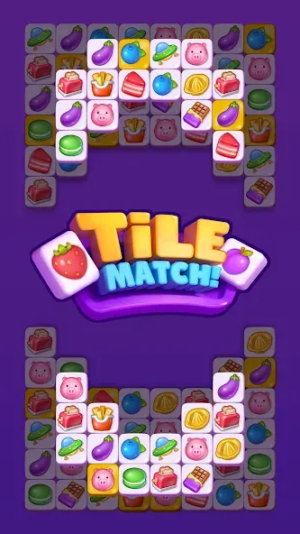 Tile Match - Matching Game (Тайл Матч)  [МОД Unlimited Money] Screenshot 5