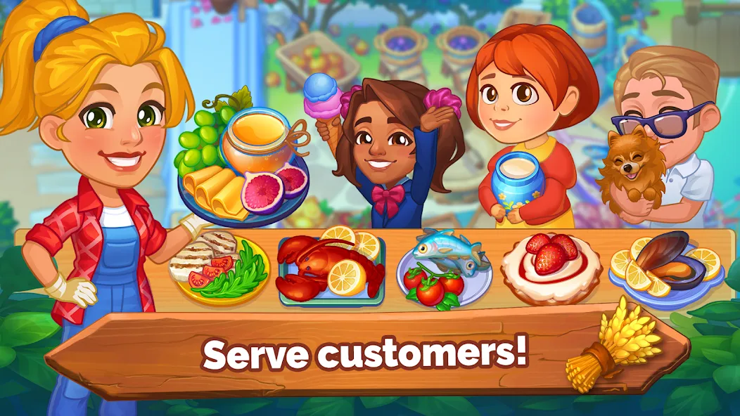 Farming Fever - Cooking game  [МОД Unlocked] Screenshot 1