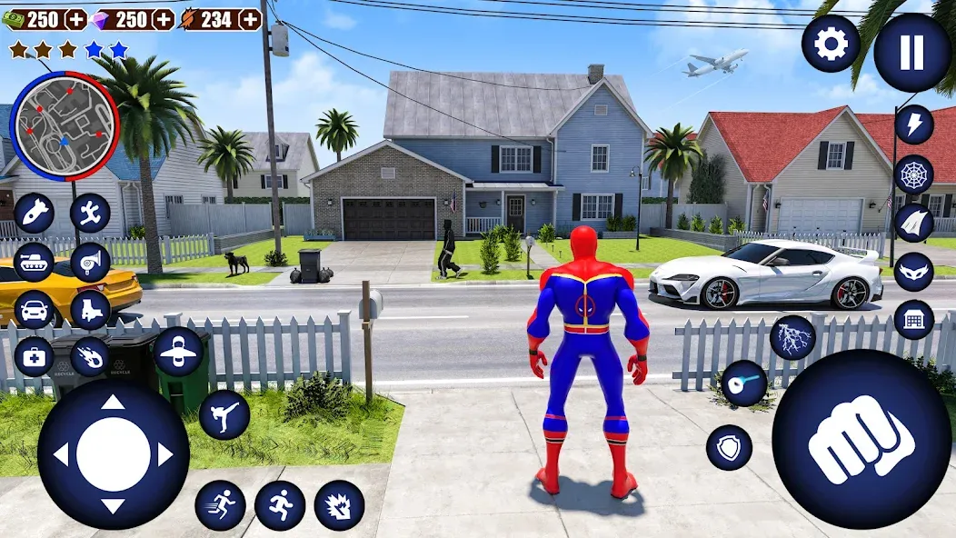 Flying Superhero Robot Games (Флайинг Супергерой Робот Игры)  [МОД Menu] Screenshot 4