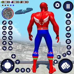 Взлом Flying Superhero Robot Games (Флайинг Супергерой Робот Игры)  [МОД Menu] - последняя версия apk на Андроид