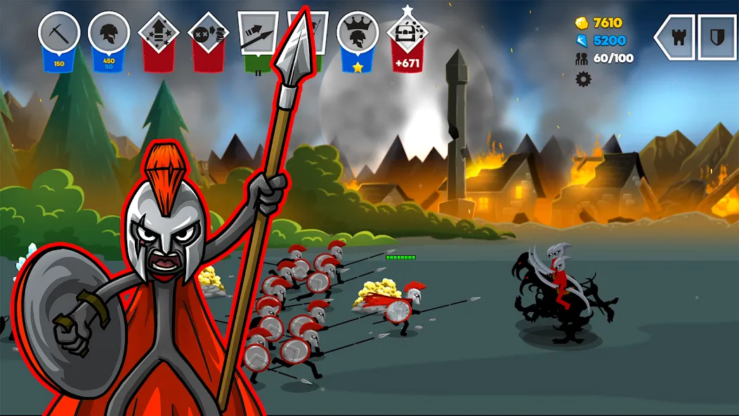 Stick War: Saga (Стик Вар 3)  [МОД Mega Pack] Screenshot 3