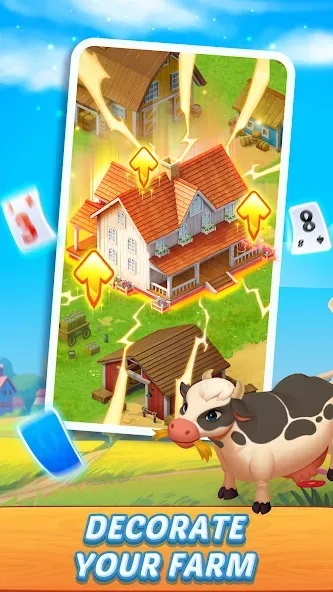 Solitaire Farm Adventure (Солитер)  [МОД Все открыто] Screenshot 4