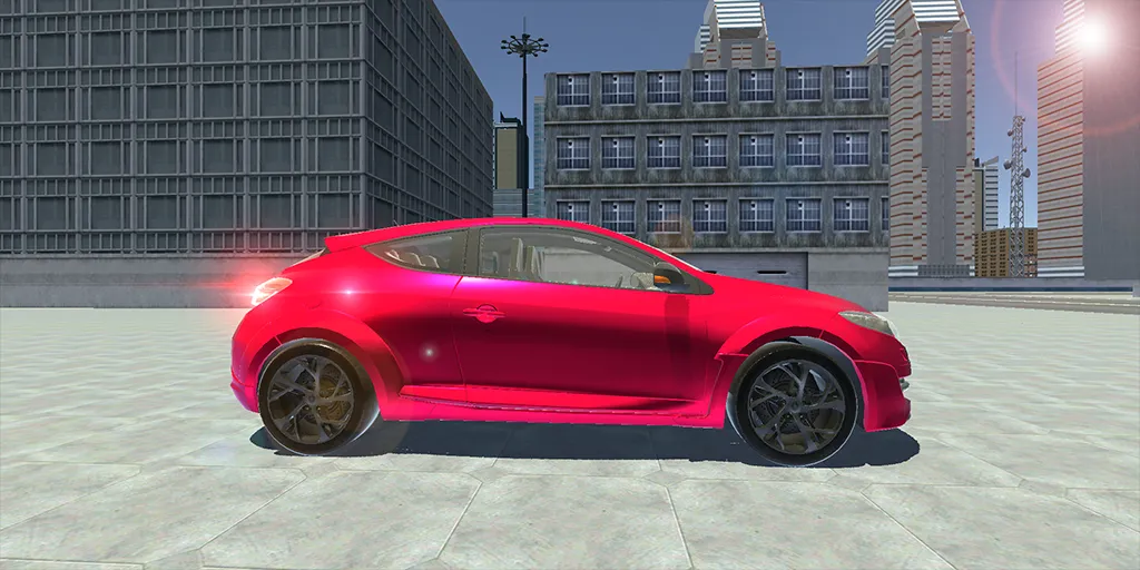 Megane Drift Simulator (Мегане Дрифт Симулятор)  [МОД Меню] Screenshot 3