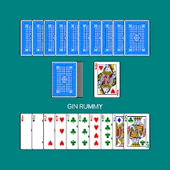 Скачать взлом Gin Rummy (Джин Рамми)  [МОД Бесконечные монеты] - полная версия apk на Андроид