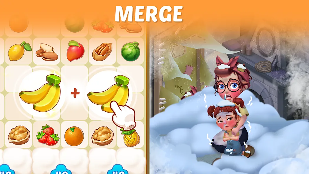 Merge Cooking:Theme Restaurant  [МОД Menu] Screenshot 2