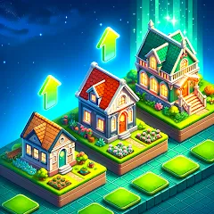 Скачать взлом Merge HomeTown: Merge Games  [МОД Бесконечные монеты] - полная версия apk на Андроид