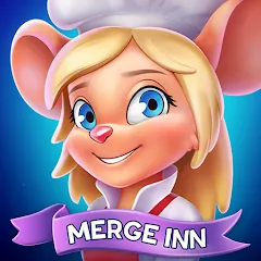 Взломанная Merge Inn - Cafe Merge Game (Мердж Инн)  [МОД Unlimited Money] - стабильная версия apk на Андроид