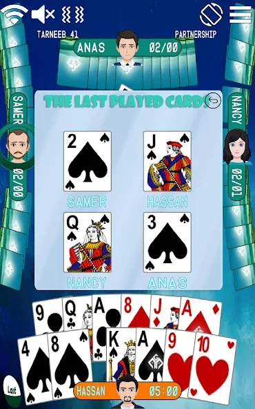 Golden Card Games Tarneeb Trix (Голден Кард Геймс Тарниб Трикс)  [МОД Меню] Screenshot 5