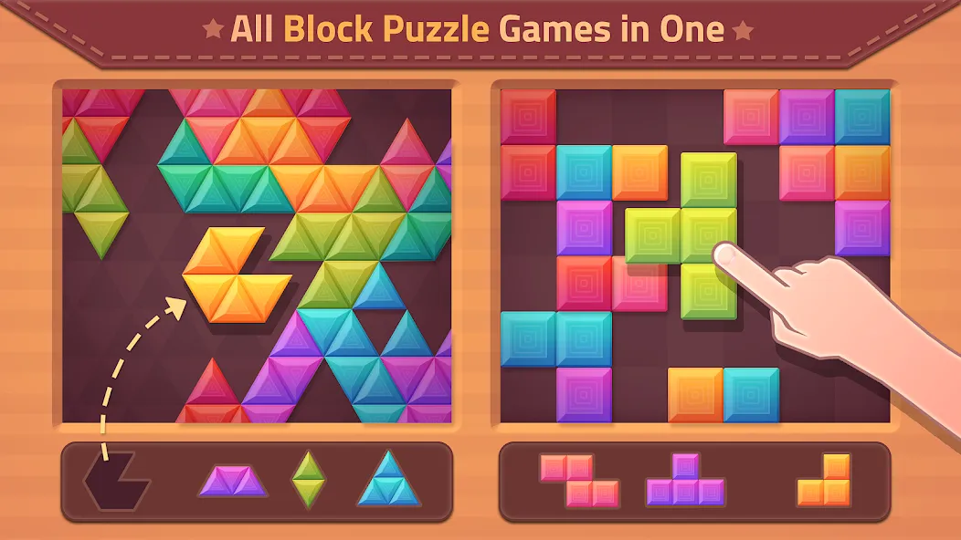 Triangles & Blocks (Полиблок)  [МОД Много денег] Screenshot 1