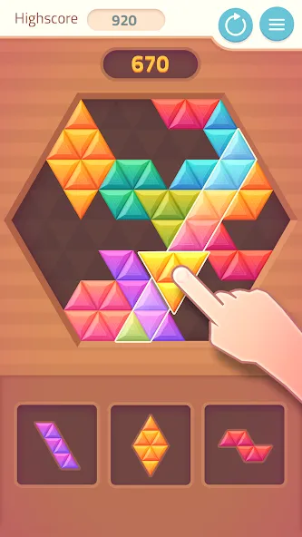 Triangles & Blocks (Полиблок)  [МОД Много денег] Screenshot 2