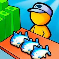 Скачать взлом My Fish Mart: Idle Tycoon Game (Мой рыбный магазин)  [МОД Unlocked] - стабильная версия apk на Андроид