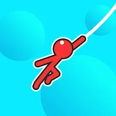 Скачать взломанную Stickman Hook  [МОД Все открыто] - полная версия apk на Андроид