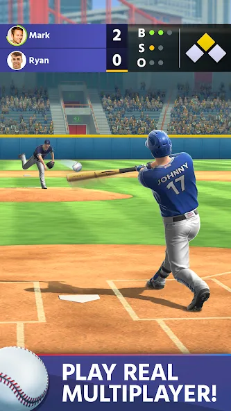 Baseball: Home Run Sports Game (Бейсбол)  [МОД Unlimited Money] Screenshot 1