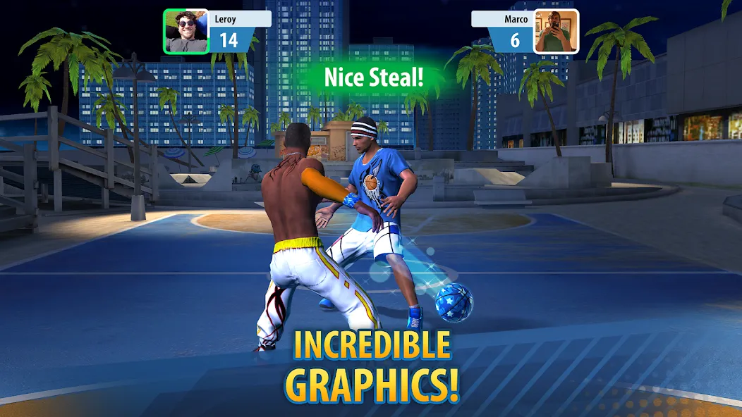 Basketball Stars: Multiplayer (Баскетбол Старс)  [МОД Unlimited Money] Screenshot 4