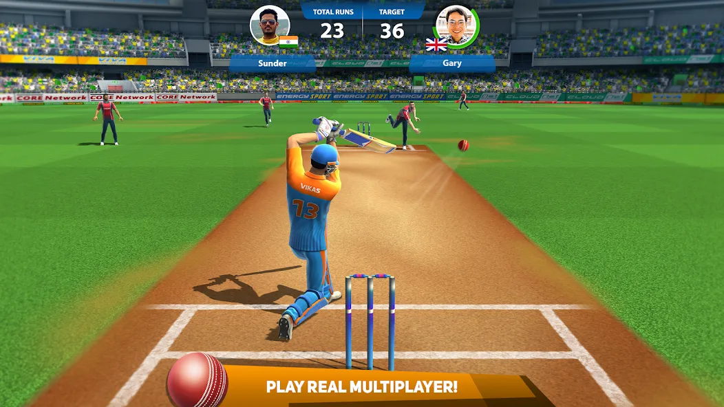 Cricket League (Крикет Лига)  [МОД Бесконечные деньги] Screenshot 1