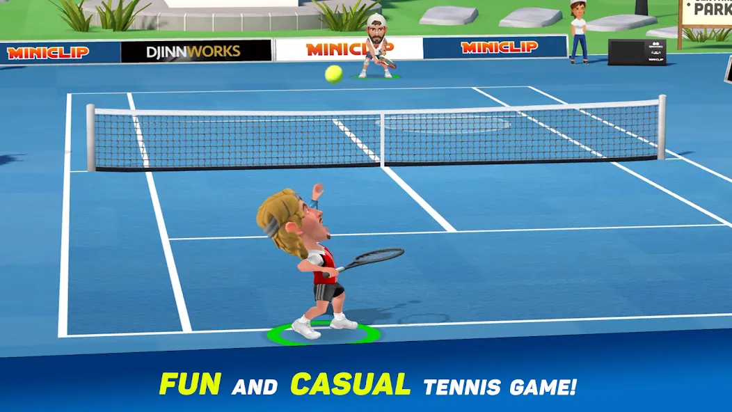 Mini Tennis: Perfect Smash (Мини Теннис)  [МОД Unlocked] Screenshot 1