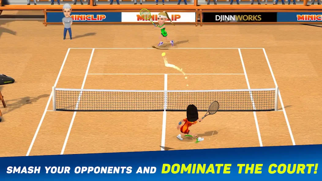 Mini Tennis: Perfect Smash (Мини Теннис)  [МОД Unlocked] Screenshot 2