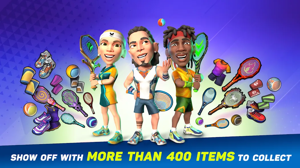 Mini Tennis: Perfect Smash (Мини Теннис)  [МОД Unlocked] Screenshot 5