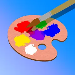 Взломанная Mix & Paint  [МОД Бесконечные монеты] - последняя версия apk на Андроид