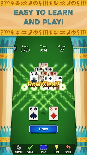 Pyramid Solitaire - Card Games (Пирамида Солитер)  [МОД Menu] Screenshot 4