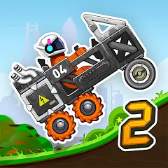 Скачать взломанную Rovercraft 2: Race a space car (Роверкрафт 2)  [МОД Меню] - полная версия apk на Андроид