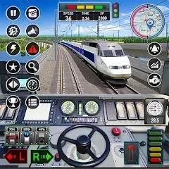 Взломанная City Train Game 3d Train games  [МОД Unlocked] - полная версия apk на Андроид