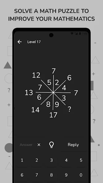 Math Puzzle & Brain Riddles  [МОД Много денег] Screenshot 3