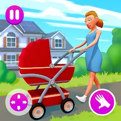 Взломанная Mother Simulator: Family life  [МОД Много монет] - последняя версия apk на Андроид