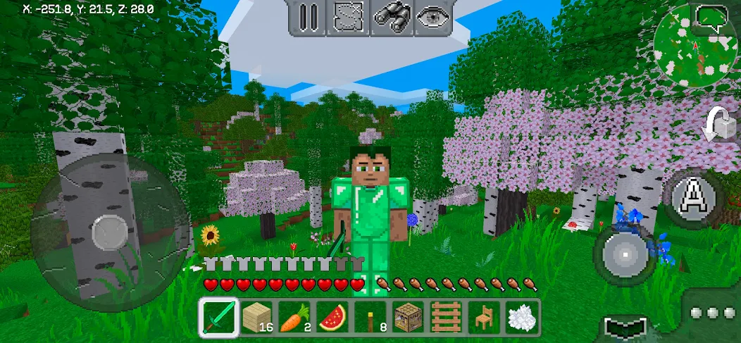 MultiCraft — Build and Mine!  [МОД Меню] Screenshot 1