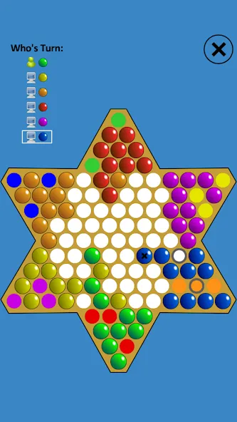 Chinese Checkers Touch (Китайские шашки Тач)  [МОД Unlocked] Screenshot 3