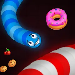 Скачать взлом Snake vs Worms: Fun .io Zone  [МОД Много монет] - стабильная версия apk на Андроид