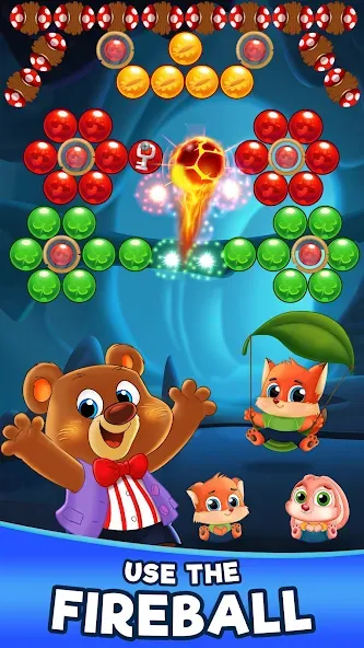 Bubble Friends Bubble Shooter  [МОД Menu] Screenshot 3