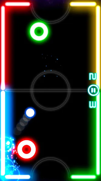 Glow Hockey (Глоу Хоккей)  [МОД Mega Pack] Screenshot 1