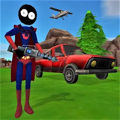 Скачать взлом Stick Superhero  [МОД Все открыто] - последняя версия apk на Андроид